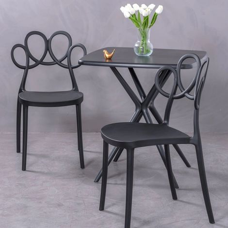 Nest Dream - Chaise design adaptée à l'extérieur - Dream - Noir