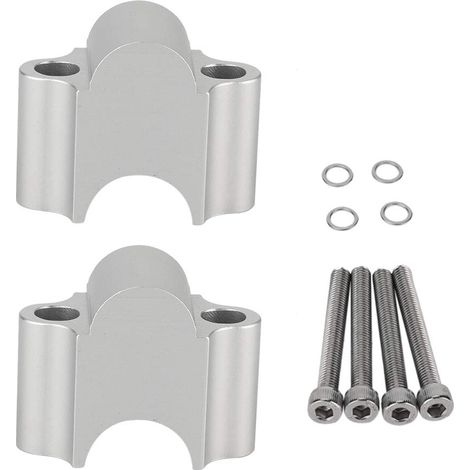 Eosnow Élévateur de barre de main universel en alliage d'aluminium, pince montante de moto de 7/8 ''22mm (galvanoplastie) (1/5)
