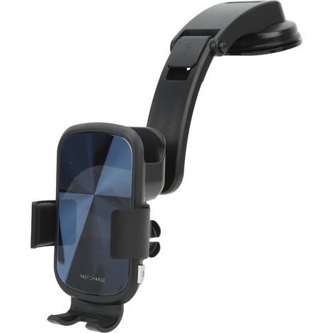 Station de Charge Voiture Sans Fil 15W QC 3.0 Support Téléphone pour Appareils Mobiles (1/5)