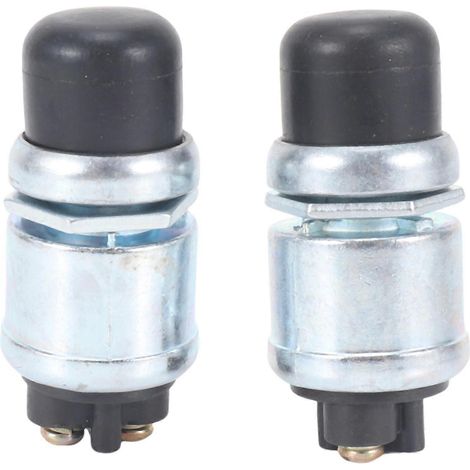 Interrupteur de démarrage moteur étanche 50 A 12 V pour voiture, bateau ou rail, avec klaxon et bouton-poussoir. Interrupteur de démarrage momentané robuste. (1/5)