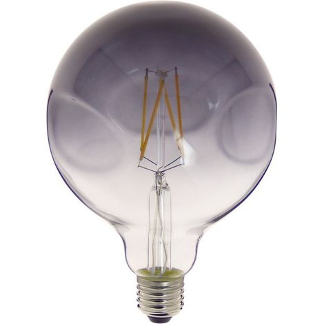 Xanlite – Ampoule LED E27 globe G125 6W (48W eq.) 600 lumens blanc chaud – Verre fumé – RFDE400B125IRF