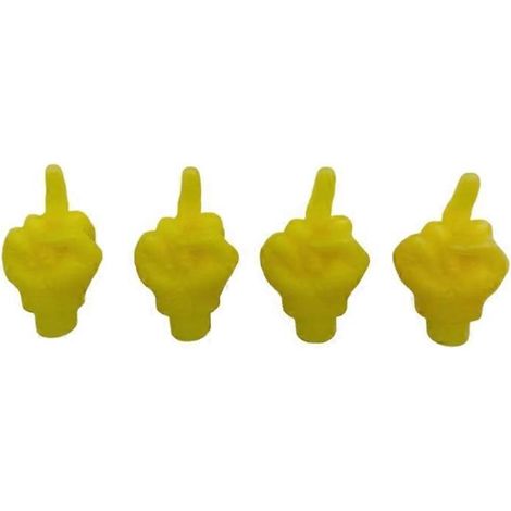 Bouchons de pneus amusants et attrayants, embouts de valves de roue noctiluques et attrayants (1/5)
