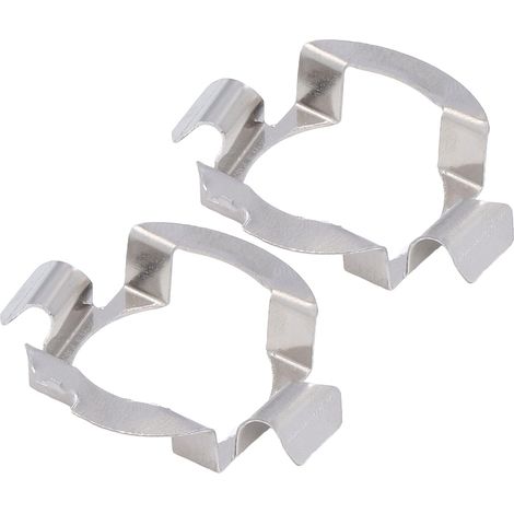 Support de fixation pour ampoule LED x2, embase stable en acier inoxydable, installation facile pour phares auto (1/5)