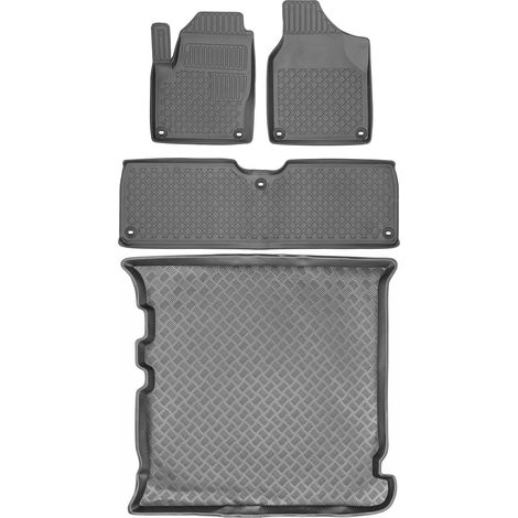 Set di tappetini per auto e tappetino per bagagliaio per Volkswagen Sharan I Van dal 1995 al 2010. (1/5)