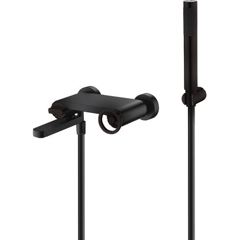 Grifo de bañera/ducha Olimpo negro mate [ IMEX® ]