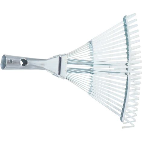 Râteau Jardin Extensible Tête Métal Réglable Nettoyage Pelouse Cour Jardin (1/5)