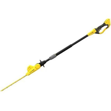 Stanley – Taille-haies télescopique 18V SFMCPH845BXJ – Lame 45 cm – Écartement 18 mm – Tête pivotante 180° – Poids 4,1 kg – Portée 3,4 m