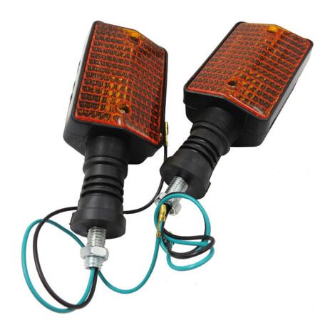 Jeu de Clignotants Style Vintage pour Yamaha DT - Compatible DT50, DT80, DT125, DT175 - Feux Avant et Arrière (1/5)
