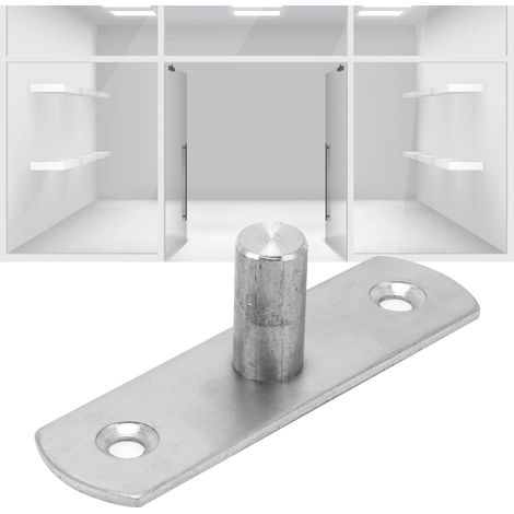 Charnière pivotante de porte 201 en acier inoxydable pour portes vitrées - Accessoire de quincaillerie pour meubles (1/5)