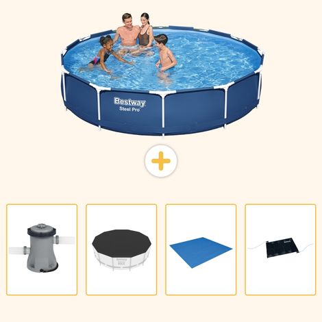 Bestway Bestway Steel Pro Ronde - 366x76 cm - 5-pièces S214 (1/5)