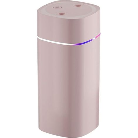 Small Air Humidifier, 600ml, USB, with 2 Spray Openings, Portable, Quiet, with Ambient Light and Auto Shut-Off, for Bedroom, Office, Children's Room (1/5)