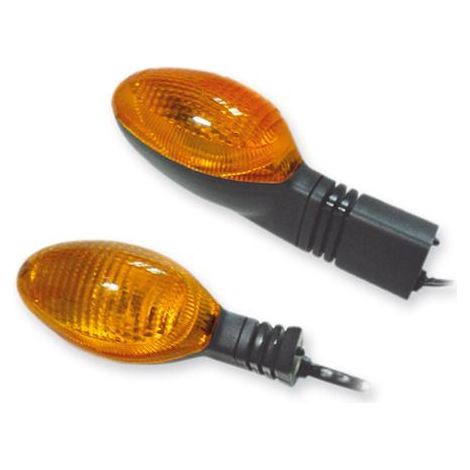 Intermitente delantero izquierdo para Ducati Monster 93-10, color negro.