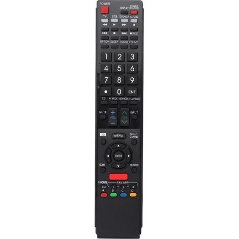 GB118WJSA Universelle tragbare Fernbedienung für Sharp LED-LCD-Fernseher (1/5)