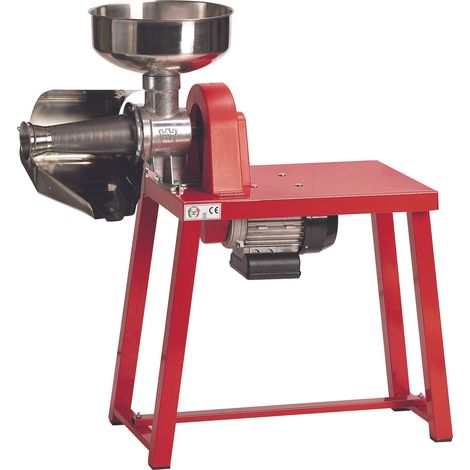 Passapomodoro spremipomodoro elettrico a cinghia e tavolo TS inox Palumbo (1/10)