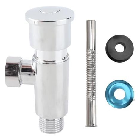 Manuelles Spülventil aus Zinklegierung mit Zeitverzögerung, Druckknopf, Wassertankventil, Aufputzarmaturen für G1/2-Urinale