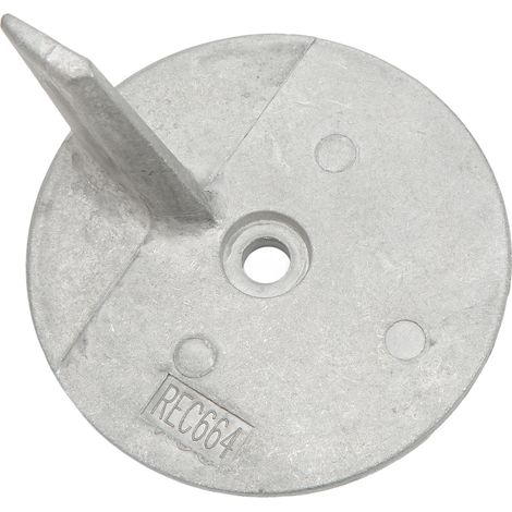 Anode bloc zinc trim tab pour moteur hors-bord, alliage 664‑45371‑01‑00, remplacement compatible 20‑50 CV, protection anti-corrosion marine (1/5)