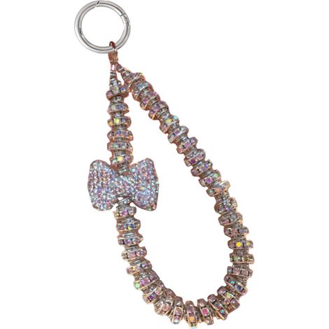 Portachiavi astratto alla moda con perline, decorazione per borsa, -4