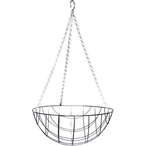Panier suspendu Métal noir 35 cm