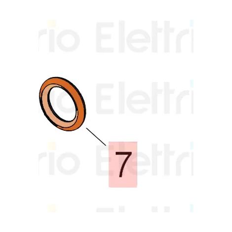 faac pièce détachée joint o-ring 6,75x1,78 ( 106) 7090030015 (1/3)