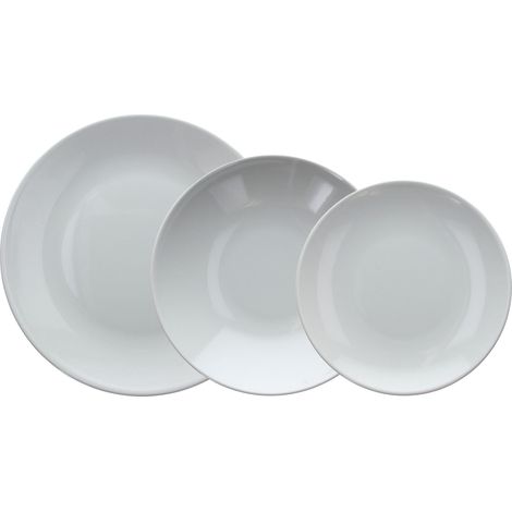 Tognana Natural Love, Servizio piatti 18 pezzi per 6 persone, Stoneware, Grigio (1/4)