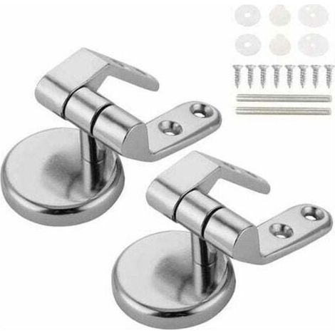 YMYNY Charniere Abattant WC Fixations de Remplacement Charniere Abattant En Alliage De Zinc WC Siècge Charniècre pour bois Rècsine MDF Abattant WC (1/4)