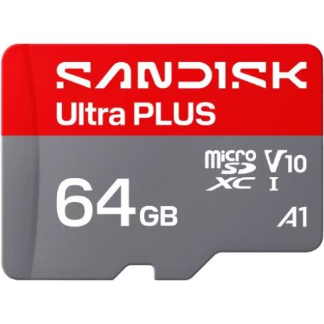 SanDisk Ultra PLUS 64 Go MicroSDXC UHS-I (1/3)