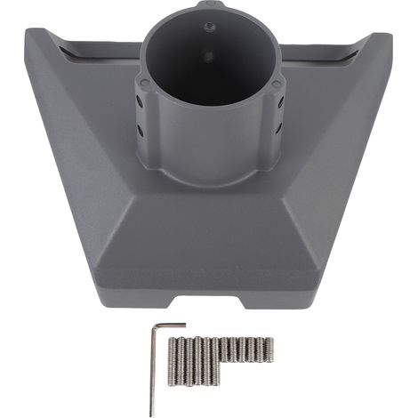 Kit di adattatore per tubi in lega di alluminio con rotazione a 360 gradi per pali da tetto di camper, roulotte, furgoni camperizzati e yacht. (1/5)