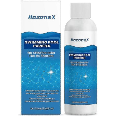 Liquide de purification d'eau pour piscine à action rapide et sans odeur, 100 ml, clarifiant d'eau facile et sûr, nouveauté 2026 (1/5)
