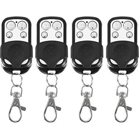 Telecommande - 4 Boutons ABCD - Pour Commande de Fenêtres Motorisées - Compatible Remplacement Standard - Lot de 4 (1/5)