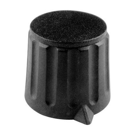 Tête de bouton rotatif Mentor 4311.4131 avec pointeur noir (Ø x H) 20 mm x 17 mm 1 pc(s) (1/2)