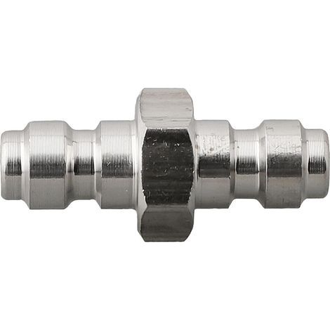 Adattatore doppio a connessione rapida da 8 mm (maschio), raccordo Foster in acciaio inox, raccordo separatore olio-acqua da 4500 psi per connessioni di compressori d'aria e pistole ad aria compressa (1/5)
