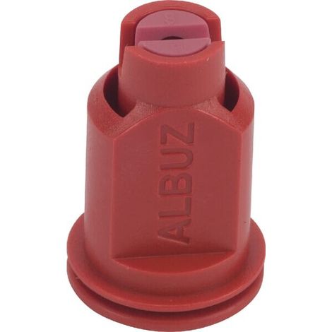 Tobera anti-deriva venturi simple chorro plano CVI 80掳 04 rojo cer谩mica Albuz ALBUZ CVI8004
