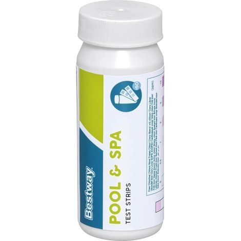 50 3-in-1 test strips for chlorine, pH and alkalinity, 58142 (1/4)