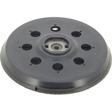 Plateau ponçage mi-dur 125mm – Pour ponceuse Metabo SXE425 – Compatible avec référence 630261000 – Pour bois dur et teck