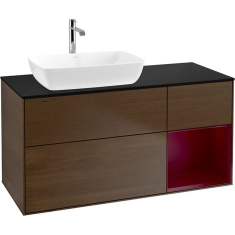 Villeroy & Boch F812HBGN Meuble sous lavabo Finion F81 (1/2)