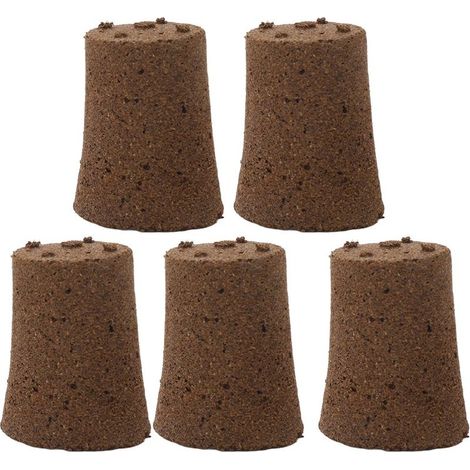 Paquet de 50 éponges de Culture pour Bloc de Semis Hydroponique, éponges de Croissance de Racines, Gousses de Graines, éponges de Démarrage de Graines pour Système de Jardin (1/5)