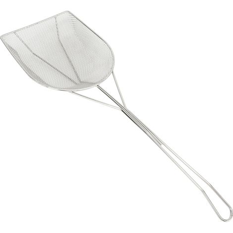 Cuillère Écumoire en Acier Inoxydable, Passoire Robust pour Cuisine Maison et Restaurant, Ustensile de Drainage Pratique (1/4)