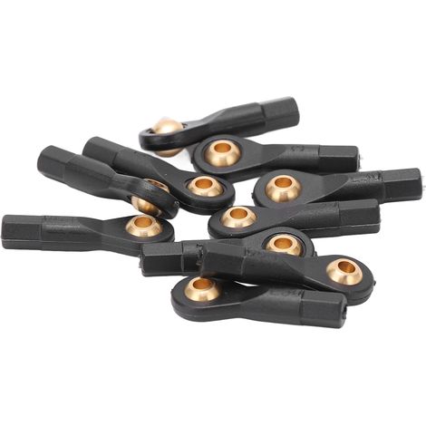 10 Stück Kugelköpfe für RC-Anlenkungen, leichtes, verschleißfestes Kunststoff, präzise Größe M2-Gelenk für 1/10 und 1/12 (1/5)