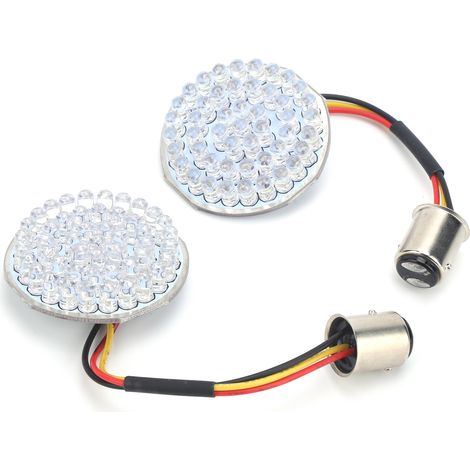 Clignotants de moto à LED, blanc et jaune, haute luminosité, compatibles avec Touring 2014-2017 (1/5)