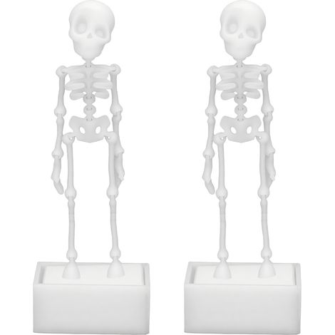 Squelette lumineux dansant pour Aquarium, 2 pièces, barboteur, décor d'aquarium, crâne mobile dynamique alimenté par l'air, oxygénant avec fonction lumineuse pour les amoureux (1/5)