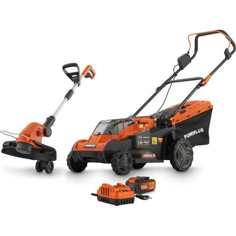 Powerplus Dual Power Jeu d'outils de jardin POWDPG75569 - brushless 2 items - incl. batterie 2x20V 5.0/2.5Ah et chargeur - 1 acc.