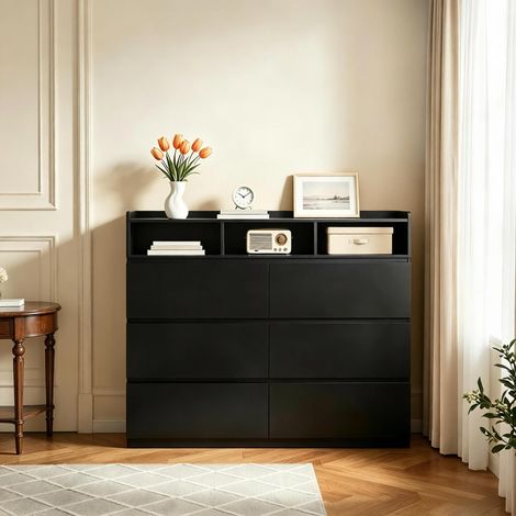 Meubles d'entrée, Commode élégante, Armoire de rangement pratique, Meuble moderne, Étagère polyvalente (uniquement avec étagère) (1/4)