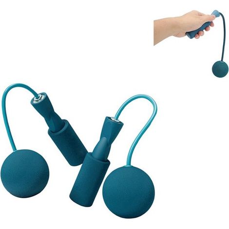 Cuerda para saltar inalámbrica，Cuerda para saltar sin cable，Cuerda para saltar sin cable，Cuerdas para saltar，Azul (1/5)