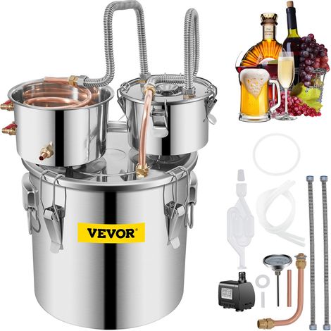 8Gal Distillateur d'Eau Purificateur d'Eau Domestique avec Pompe (1/5)
