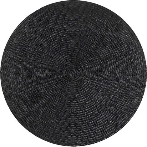 Runde Untersetzer – 18 cm – Geflochtene Baumwolle und Ramie – Hitzebeständig – Beidseitig verwendbar – Für Esstisch und Küche – 4er-Set (1/5)
