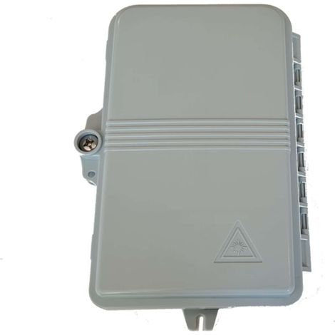 BOX DA ESTERNO 4 PORTE (8 FIBRE) PER CONNETTORI FIBRA OTTICA (LKBOXFT4S)