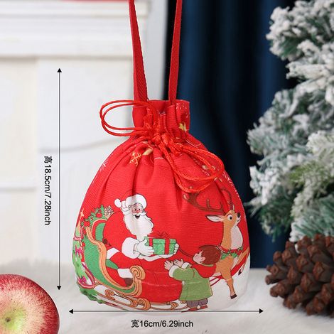 Christmas apple bags, gift bags, Christmas Eve apple packaging bags, candy gift bags, Christmas fruit