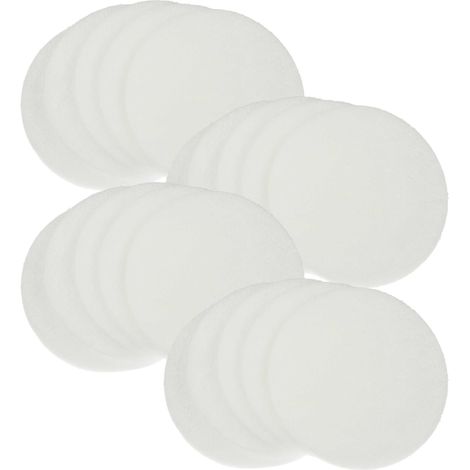vhbw 20x Filtro de aire G3 compatible con Helios KWL 45-160, EC 45 ventilador, unidad de ventilación - blanco