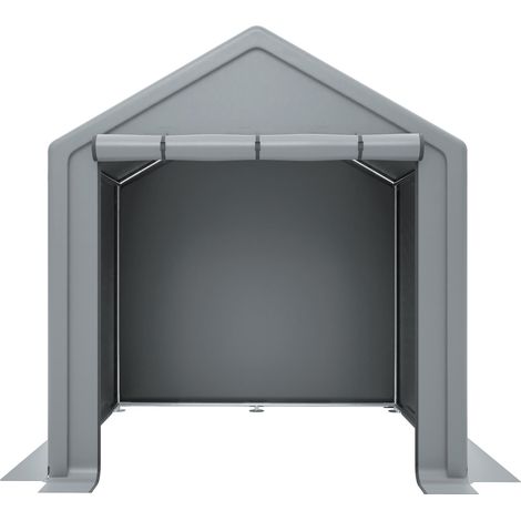 Abri de jardin 190 x 170 x 200 cm, garage à vélos, abri à outils, tente de garage, cabane de jardin, tente de rangement, abri à vélos, tente à outils, garage de rangement, gris foncé