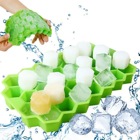 Forme de gel hexagonal en silicone pour 37 cubes-AquaForge